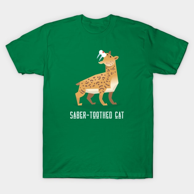 Saber - Toothed Cat T-Shirt by soondoock